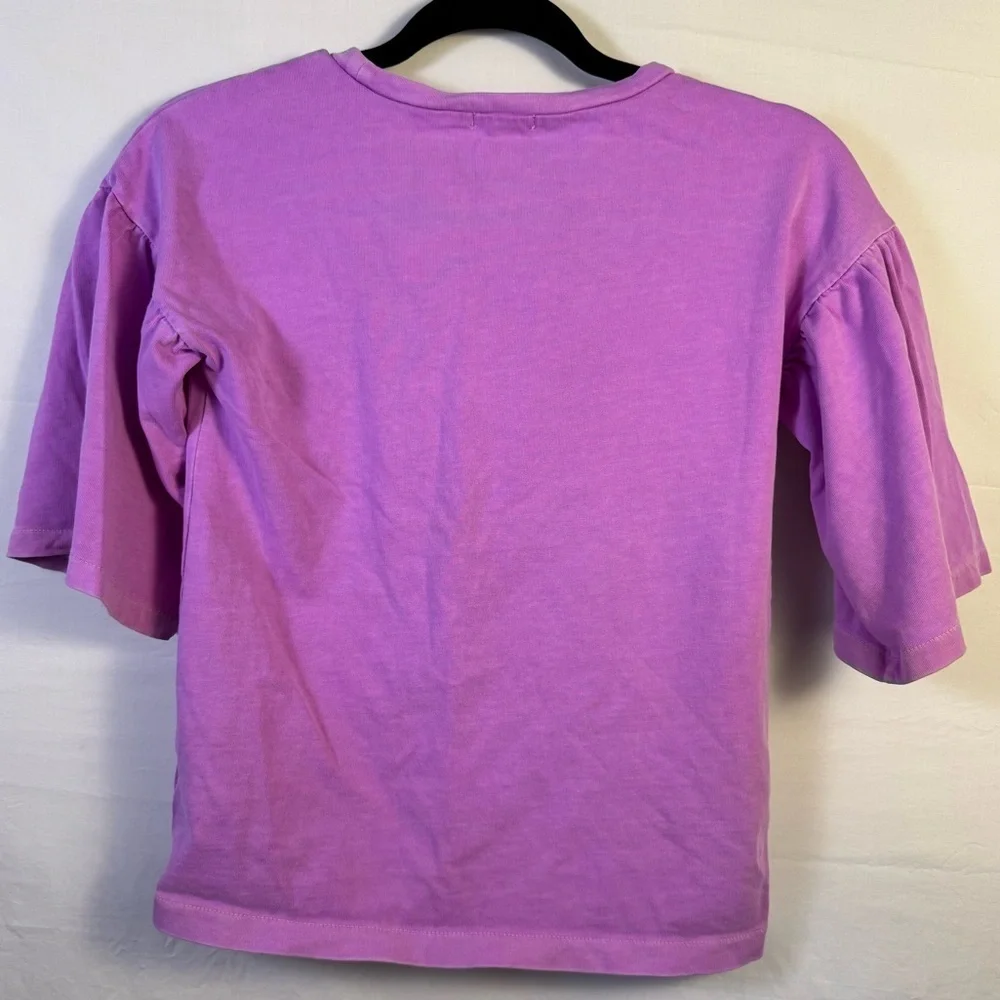 Crewcuts by J.Crew Purple Flared Sleeve T-Shirt Girl’s Size 12